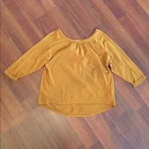 3 for $12- NWOT Zara Mustard Yellow Shirt